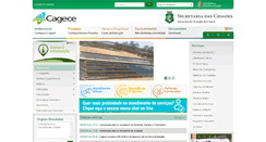 Desktop Screenshot of cagece.com.br